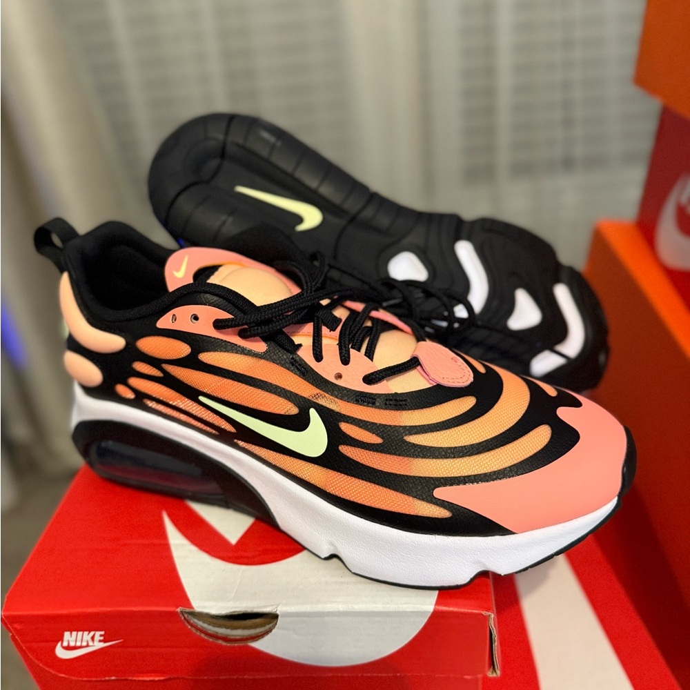 NEW Nike Air Max Exosense Atomic Pink (Orange) Black Men Size 8 - Women’s 9.5-10